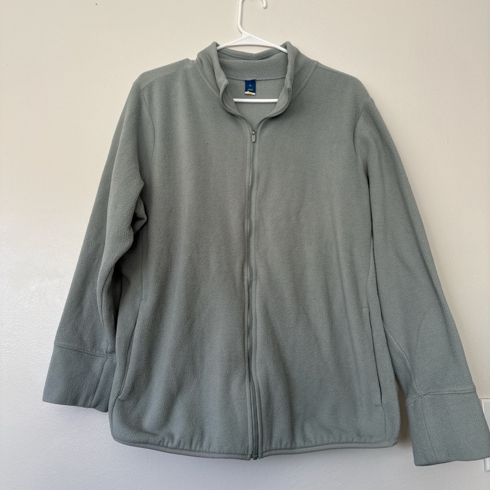 Old Navy Women's Gray Fleece Jacket